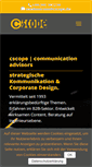 Mobile Screenshot of cscope.de